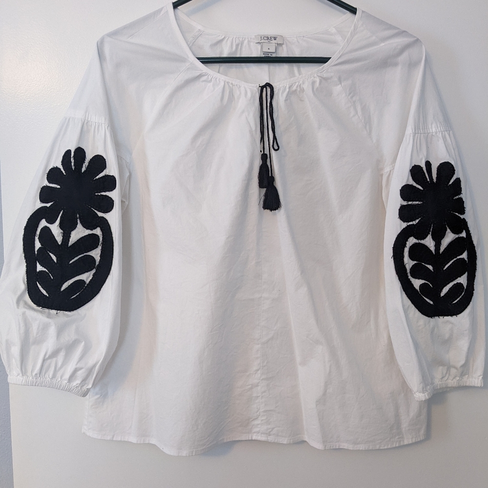J. Crew peasant blouse